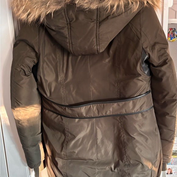 Rudsak army green winter coat with fur - Picture 5 of 6